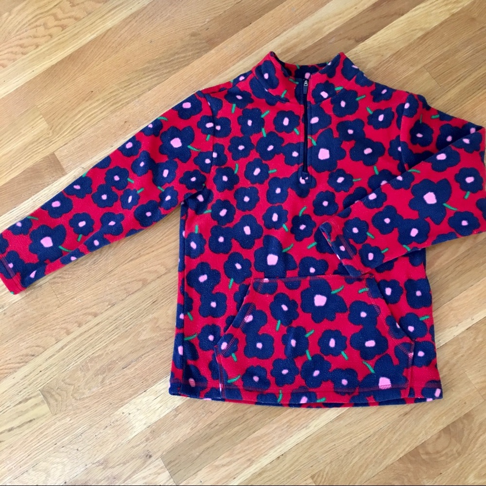 Hanna Andersson Quarter-zip Fleece, Size 140